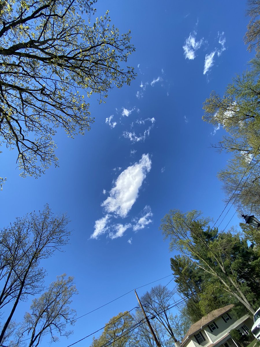 It’s the perfect day to get some fresh air, sun, and do some #mindful cloud watching!  #MindfulMay #HappinessIs