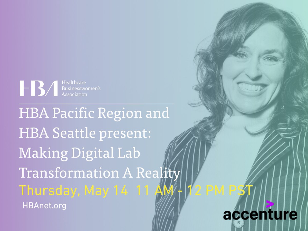 HBAPacific's tweet photo. Join #HBASeattle, #HBAPacific and industry experts for an engaging web discussion on making digital lab transformation a reality and how ‘life in the laboratory’ is being transformed by bringing IT breakthroughs into scientific labs. #HBAImpact Register: https://t.co/BFjw4SXXDH https://t.co/B6aiUeJZAq