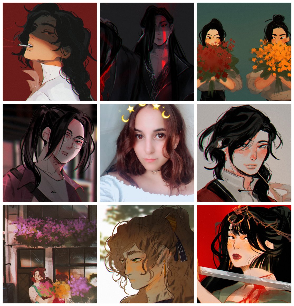 #artvsartists2020 but with tgcf art only ....cause that's all i do recently :,^) 