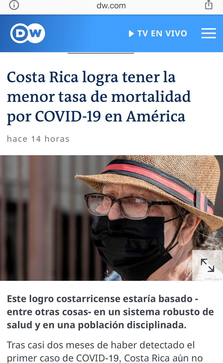 tabenavides's tweet photo. Wondering why Costa Rica has been able to successfully control COVID with a letality rate of 0.85? Abolishing the army, building a universal healthcare system, and investing 8% of the GDP in health and 6.3% in education had been the key factors. https://t.co/gjYZTFcir3