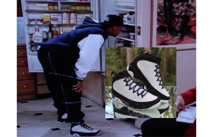 space jam 9s on feet