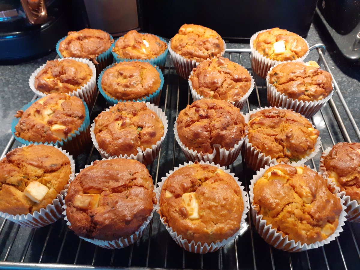 Lockdown baking: lemon and basil tart, sweet potato and feta muffins