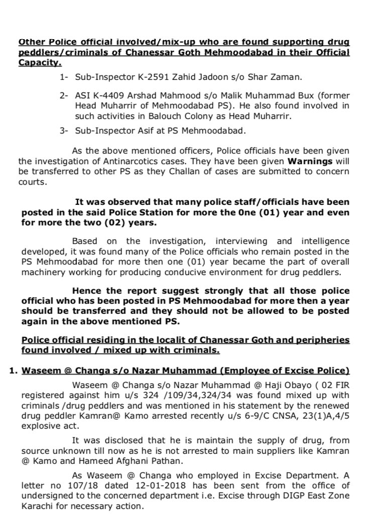 ArsalanISF's tweet photo. Detail report against criminals drug paddlers of chanessar goth mahmoodabad

بے بی بلاول آپ کے وزیر @SaeedGhani1 اور انکے بھائی فرحان غنی منشیات فروشی میں ملوث ہیں کوئی صحافی سندھ حکومت سے سوال کرنے کی جرت کیوں نہیں کرتا ؟ https://t.co/HOWaLyujk9