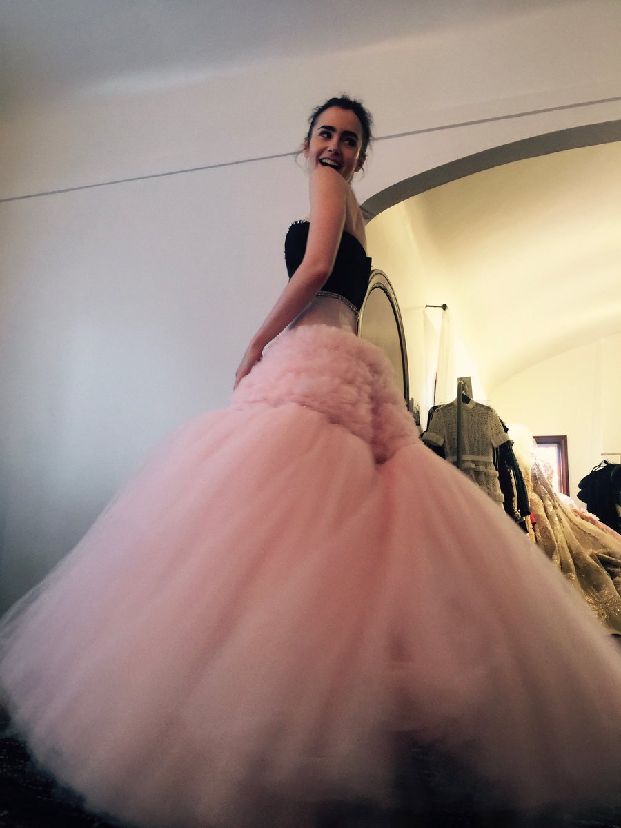lilycollins's tweet photo. Met Ball Monday countdown... https://t.co/b75KSsGd7Z