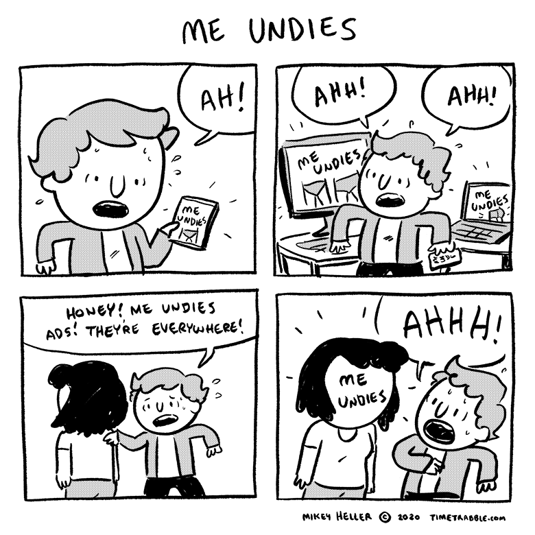 i drew a comic about Me Undies 