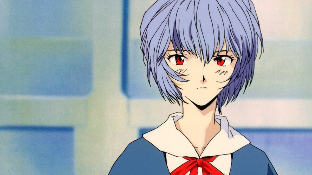 Today's blue anime girl of the night is Ayanami Rei from Neon Genesis ...