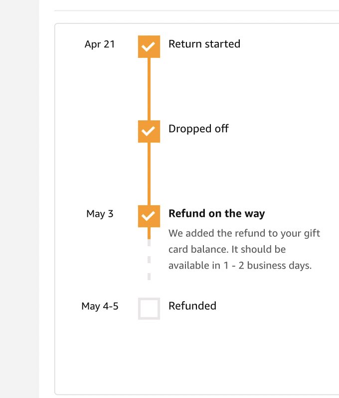 Alesanapd's tweet photo. @JeffBezos @amazon you might want to update your controls around returns. Just contacting your customer service to cancel a refund for the item I never returned 😂 #takemymoneyback #amazon #AmazonWishList https://t.co/LEzukh7lZh
