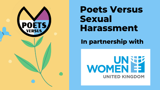 PoetsVersus's tweet photo. Delighted to announce our partnership with @UNWomenUK for Poets Versus Sexual Harassment: Online Edition.
We are here to empower and amplify the voices of our poets to activate others in the literary community.
https://t.co/xrbbb2qdUg https://t.co/zk7FAvR3CP