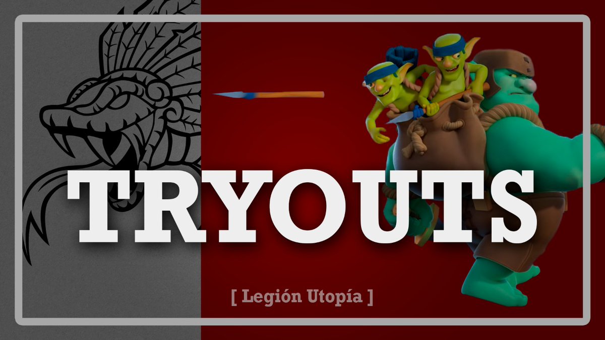 Legión Utopía anuncia try outs para completar roster con cara a futuras competencias.
Requisitos:
▪️17 Win desafío
▪️Insignia de torneo
Beneficios:
▪️Entrenamientos
▪️Torneos internos
▪️Diseños personalizados
Martes 5 de mayo, 20:00🇲🇽
Interesados comunicarse al MD