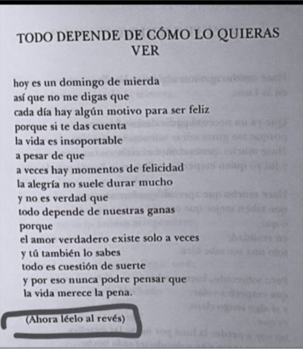 Todo depende de como lo quieras ver