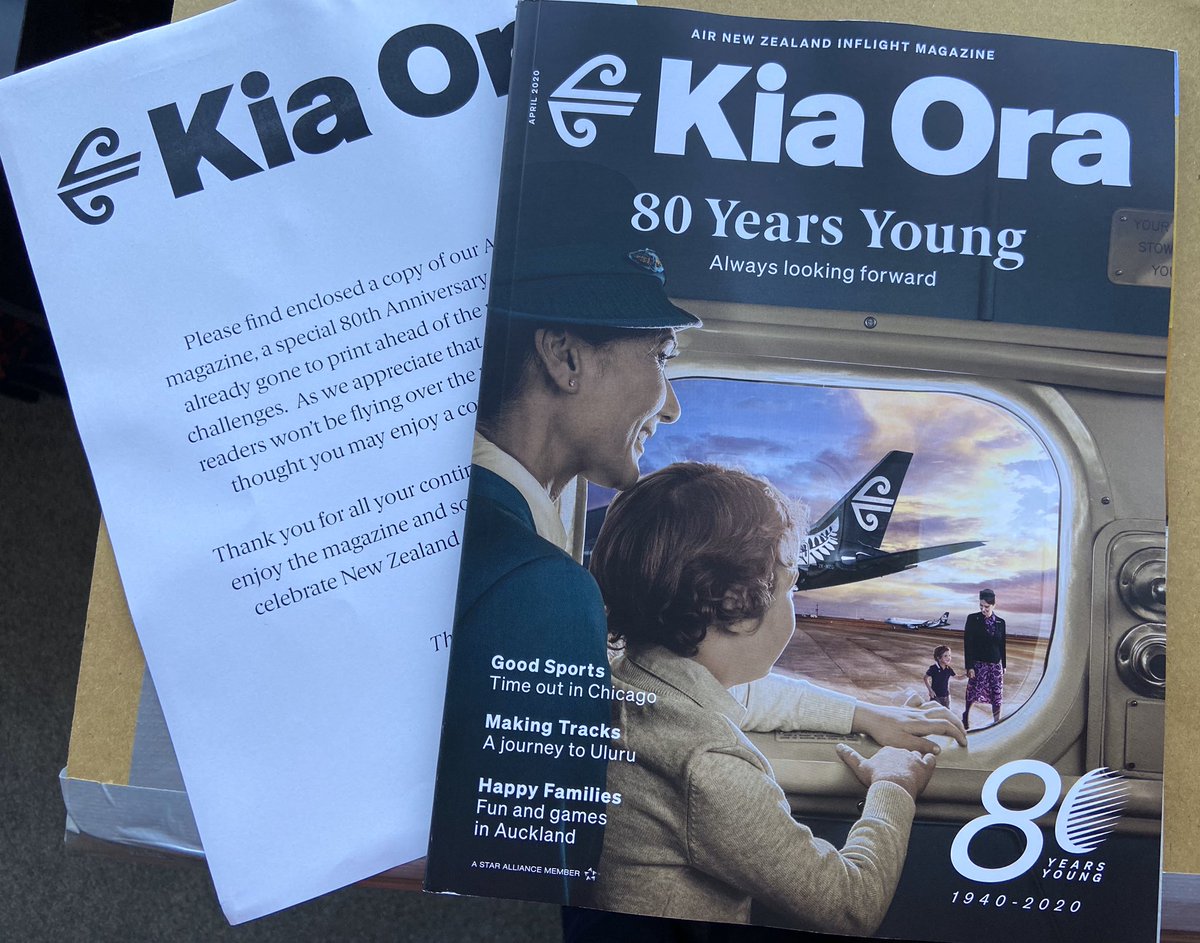 NickyJP's tweet photo. Thanks @FlyAirNZ - I do appreciate being sent this!! Hoping travel can happen again soon ๐คโ๏ธ๐ค #bringonlevel2 #80yearsyoung https://t.co/smTsD5V01m