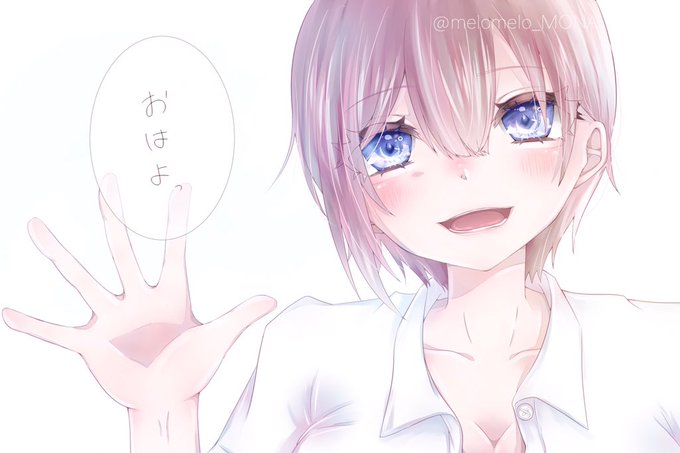 mona😈さんがTwitterに投稿した中野一花(五等分の花嫁)のイラスト。
