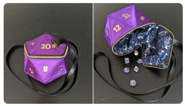 GeekNative's tweet photo. TikTok video brings @RangersStitch cute d20 bags to the masses https://t.co/FfxQGLeXt2 https://t.co/NdaJjR2eXP