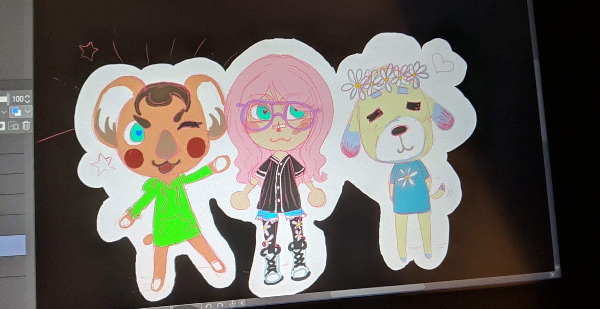 jhellihorizons's tweet photo. WIP of me and my fav babies. i'll upload it when it's finished instead of just photos of my cintiq. ☺️ https://t.co/R7SEF5fa0j