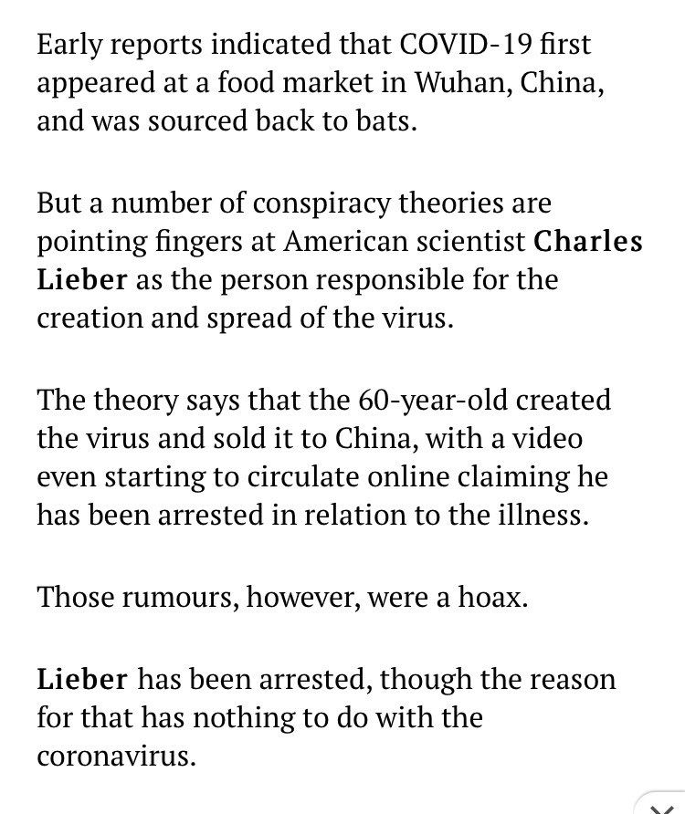 Adding to thread/Who is Charles Lieber, the man allegedly behind the coronavirus' creation?   https://amp.marca.com/en/lifestyle/2020/04/05/5e8a447d268e3e32048b4626.html