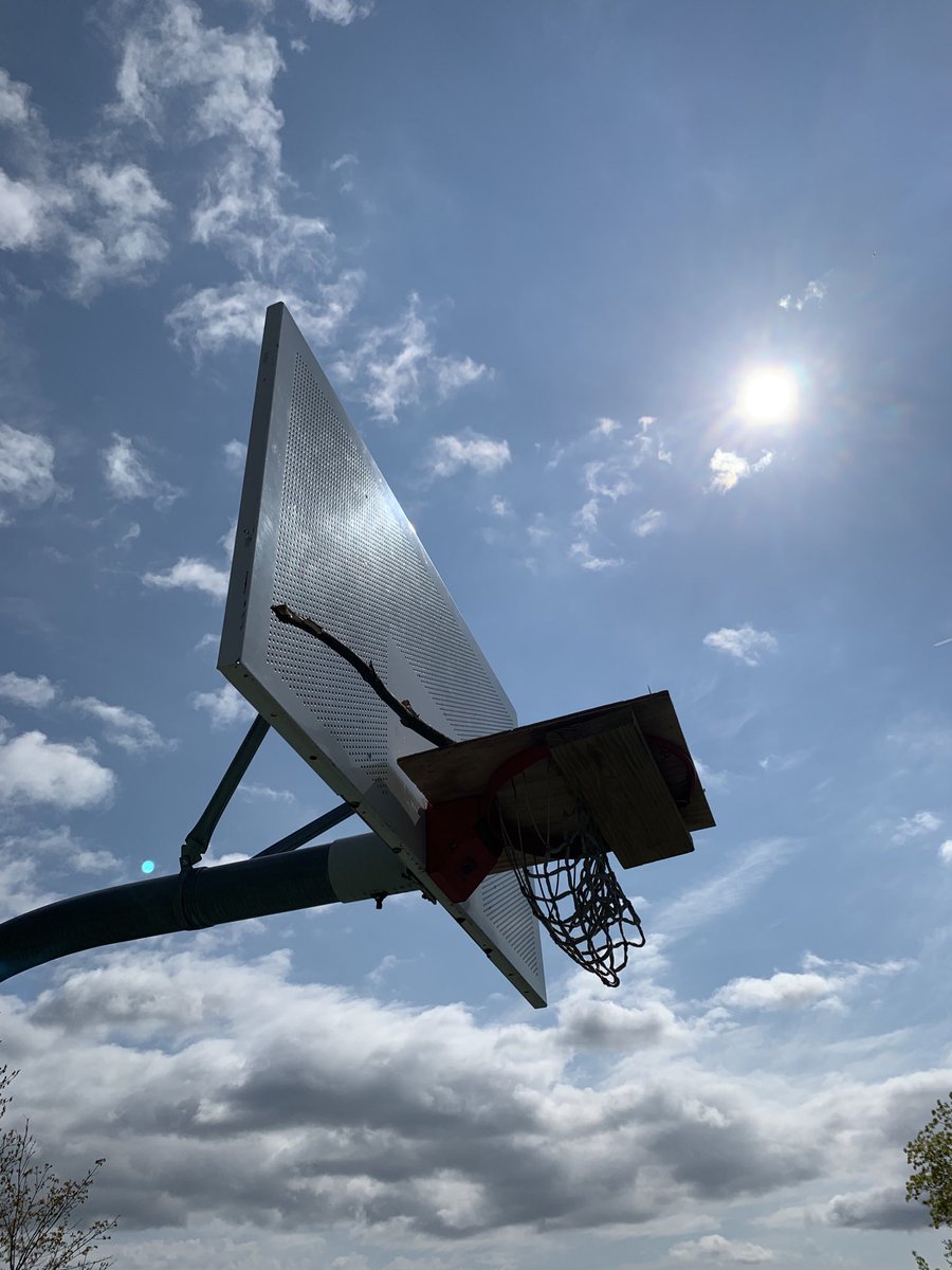 scwynne's tweet image. No 1 on 1 allowed in Lincoln #RI Basketball hoops capped off with plywood at town’s public school playgrounds #ReOpenRI