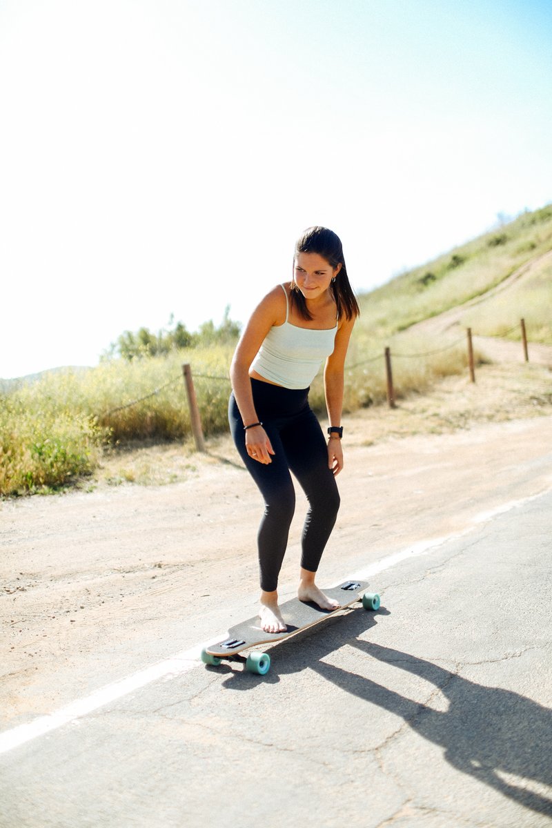 emmadamz's tweet photo. UPDATE: Quarantine longboarding is going great. @HoburgMaddie and I went down our first little hill today. #progress #slowlybutsurely #onedayiwillpostavideo #todayisnotthatday https://t.co/bP7n9PcHPH