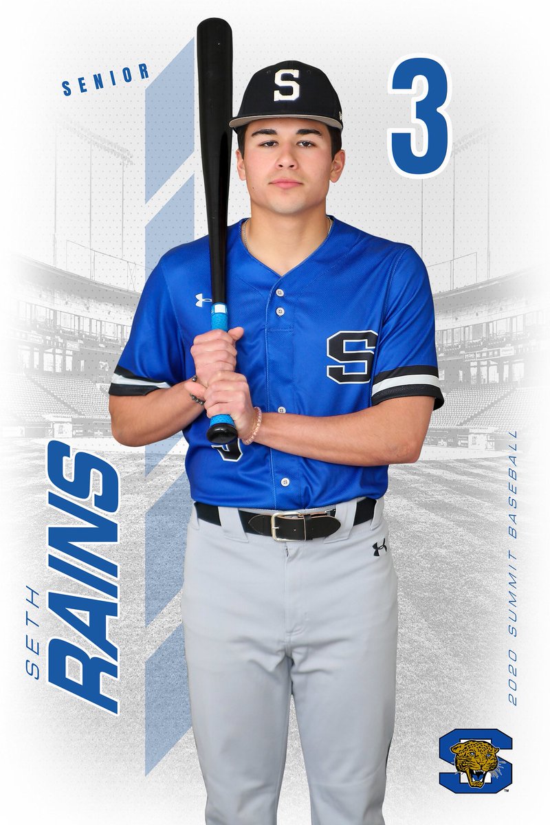 Senior Spotlight: #3 Seth Rains played 3B/1B/P for the Jaguars. Always wanting to succeed, Seth learned 1B this year to help out the Jags. He will be going to Texas Tech next year to major in Engineering. Will miss <a href="/sethcaden21/">Seth</a> and his hard work, personality, and perseverance!