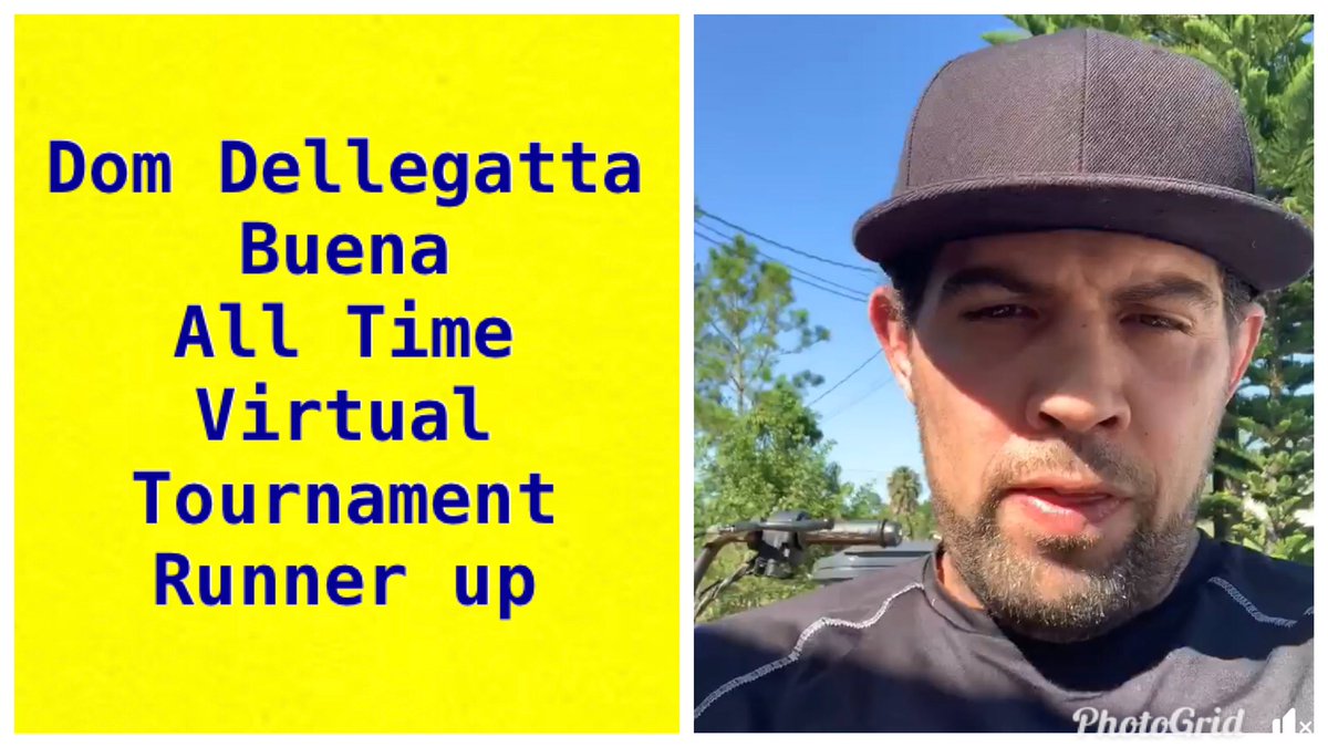 BuenaVWT's tweet photo. Heck of a tourny for Dom Dellagatta.  Remember the runner up role is very important as he has to take over for @CastellariDoug if he cannot complete his duties for any reason. https://t.co/Nhdm4U3hjh