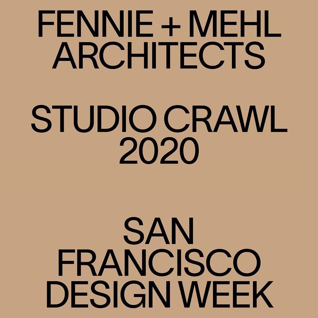 DesignApplause's tweet photo. Application deadline has been extended to 15may for @sfdesignweek virtual studio crawls.
#fenniemehl has joined the list of participating studios. #unexpectedbydesign #studiocrawl2020 #SFDW #sfdesignweek #community #virtual #thisislandscape" https://t.co/eDzZ4b1TvT