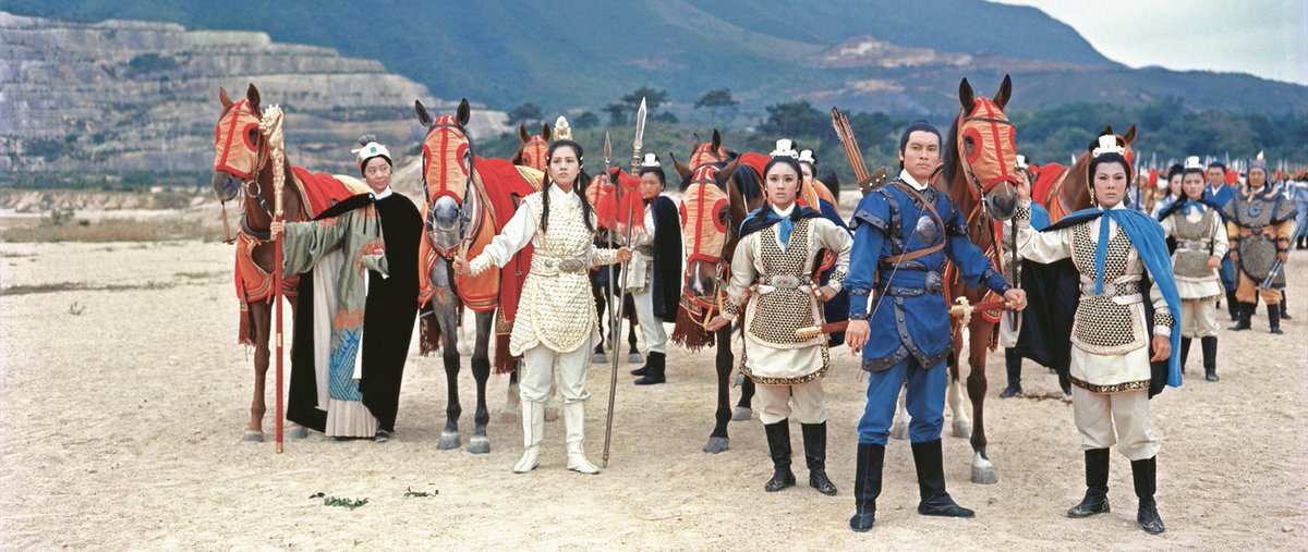 14. THE 14 AMAZONS (1972)Based on the legendary GENERALS OF THE YANG FAMILY, this film was nominated for best picture at the Golden Horse Awards. After almost all the males in the Yang family were killed during the war, it's time for the females to join the frontline!