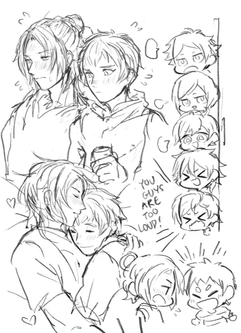 I also draw A LOT OF KUMON AND AZAMI 