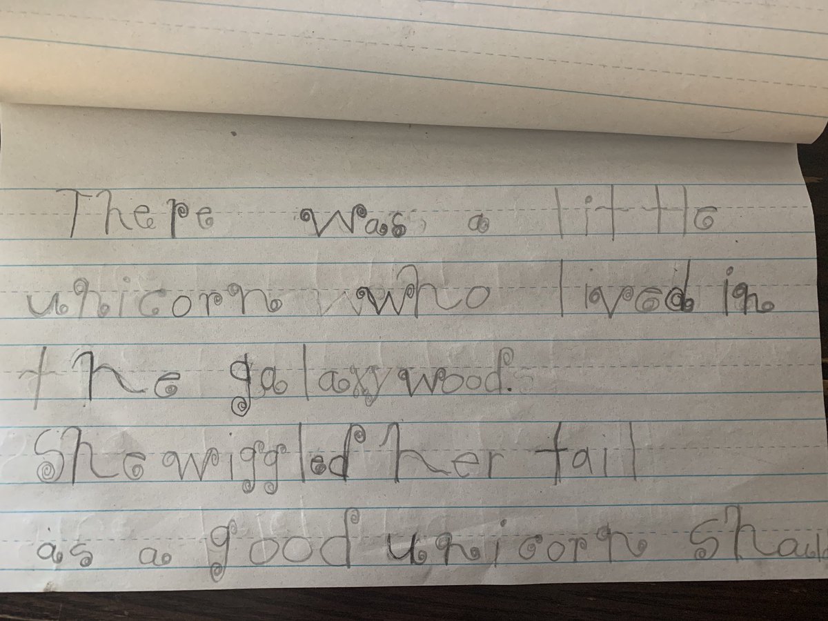 Students have been working hard on their writing at home! <a href="/HumbleISD_EGE/">Elm Grove Elementary</a>