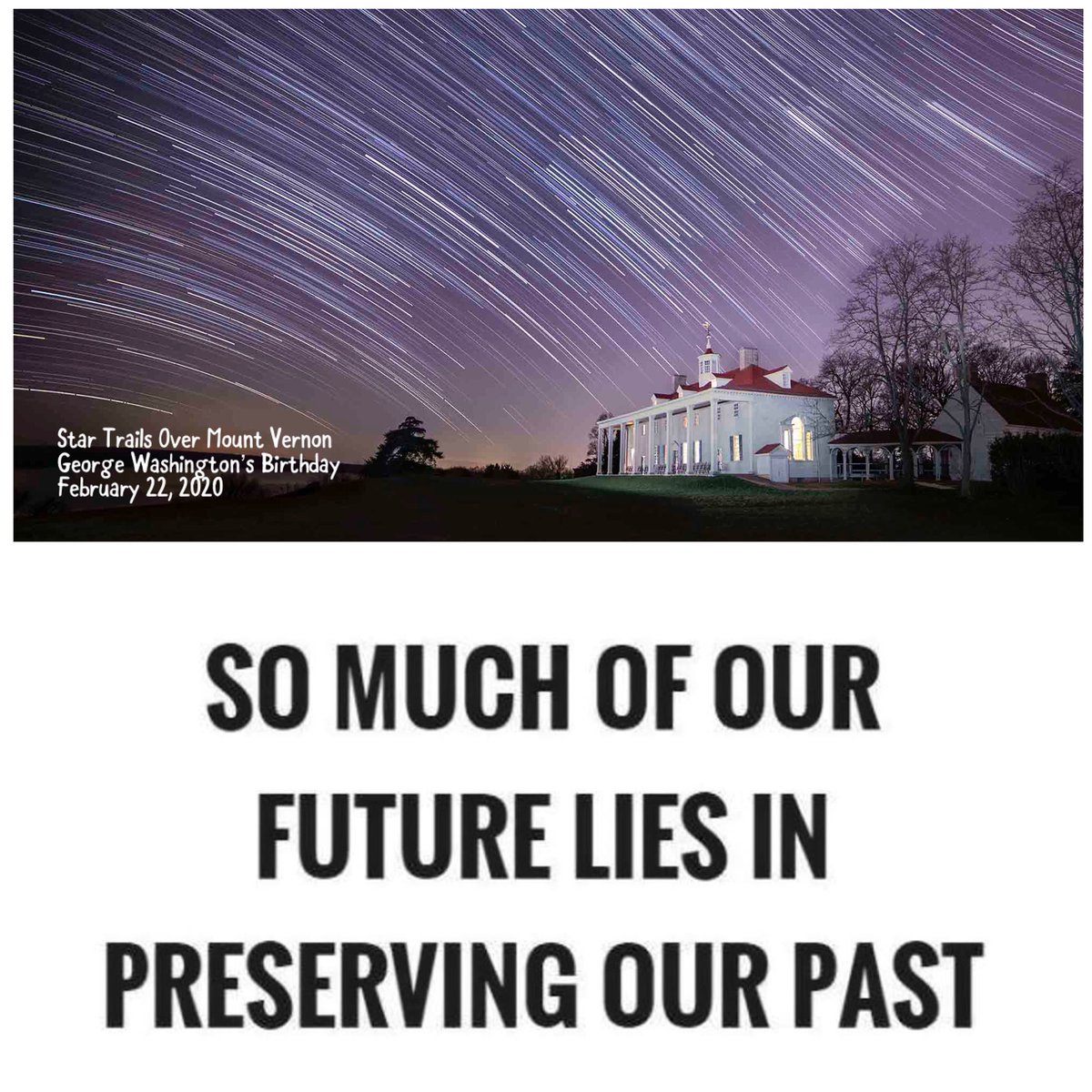 LadyWashin4547's tweet photo. Support #GeorgeWashingtons@mountvernon! #GeorgeWashington #MountVernon #GWMountVernon #HistoricalPreservation #WhoWeAreIsWhoWeWere (Photo Credit: @buddysecor) https://t.co/SzP9VKqZYi