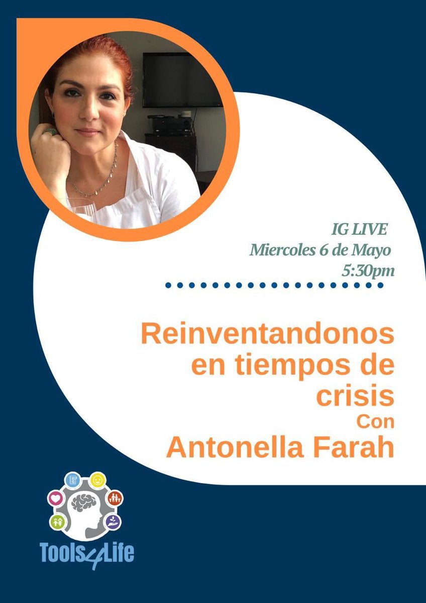 antonellafarahl's tweet photo. Ajá, si... #reinventarse es la palabra que pocos quieren escuchar pero que toca asumir, y yo diría #repensarse.
Gracias #tools4life por invitarme a compartir con ustedes, mi experiencia de cómo he llevando la cuarentena de más 50 días, con 4 hijos, 1 🐶 y mil actividades 😉 https://t.co/VClM0ytiKJ