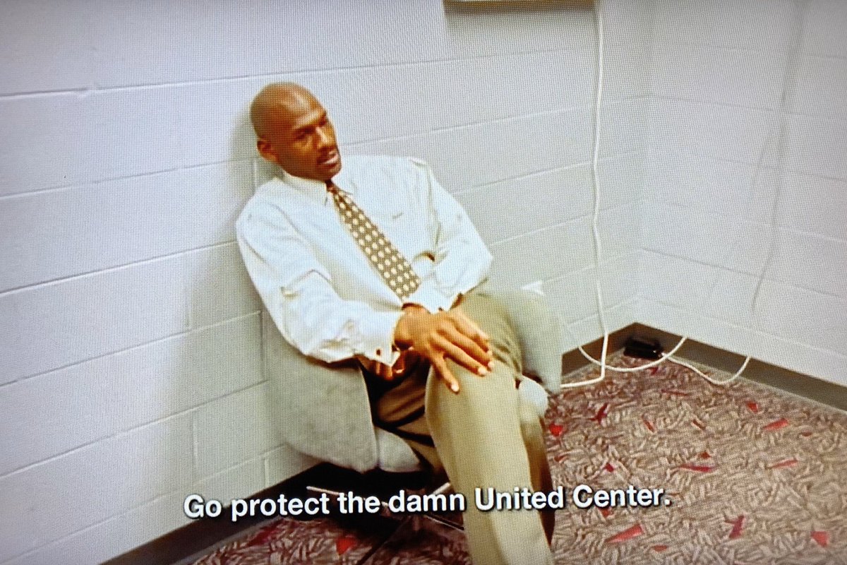 MattNorlander's tweet photo. The only man to ever put Jordan in his place. 

What an absolute LEGEND. 

#TheLastDance https://t.co/YsWsBvGpLZ