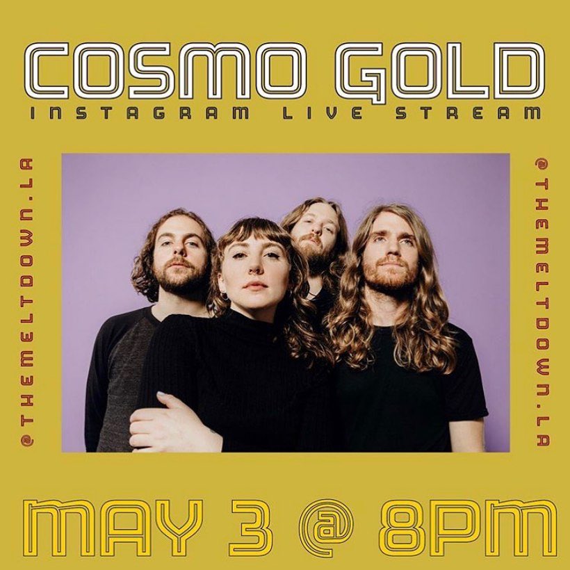 Tune in at 8:00 pm and catch @cosmogold4real performing LIVE on IG ✨ on meltdown.la