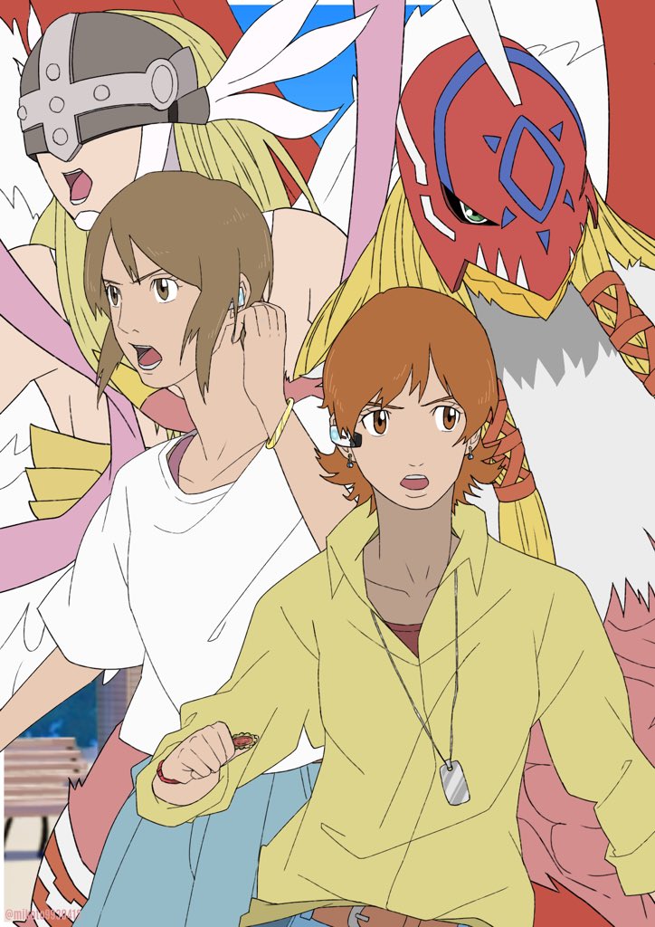 Mkt Digimon ラスエボ原一人イラストリレー 友情 誠実 デジモン Digimon デジモンアドベンチャーlastevolution絆 デジモンアドベンチャー T Co Qxbzuboq7u Twitter