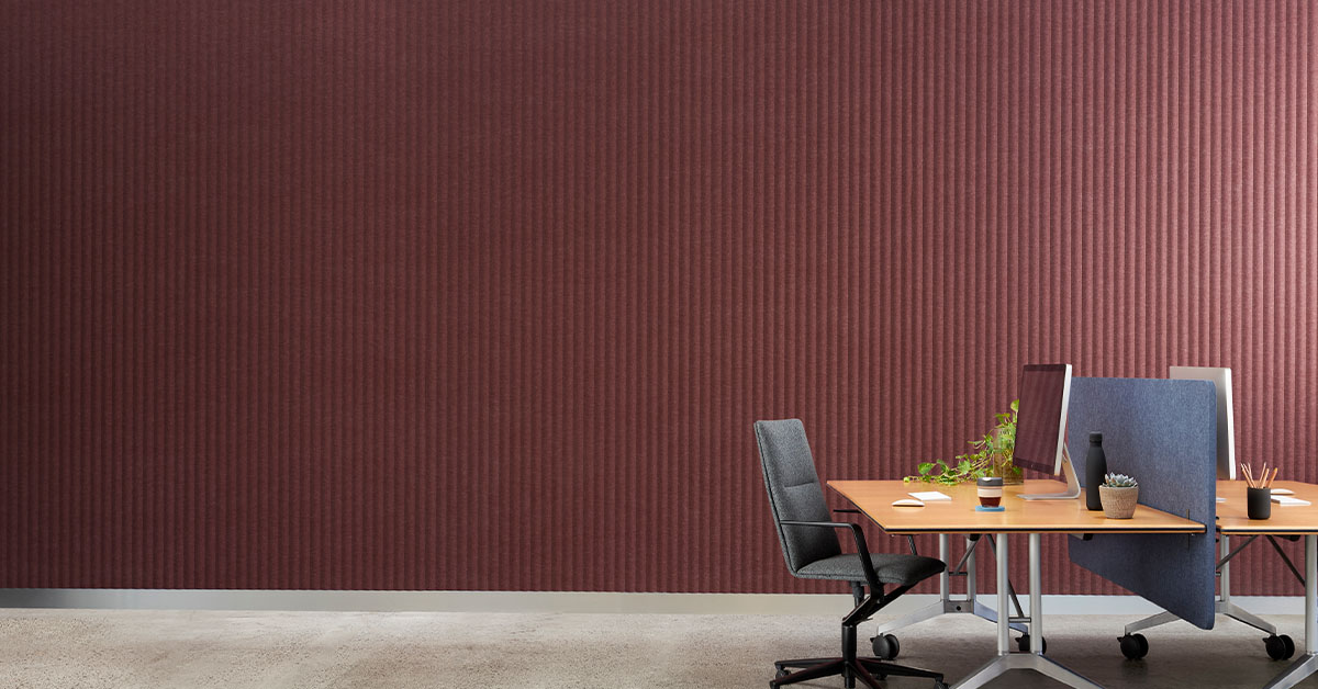 WovenImage1's tweet image. 3D embossed panel, Zen, provide a floor-to-ceiling #acousticsolution for commercial #officeinteriors. Suitable for wall applications as well as functional operable walls where panels could be installed back-to-back.  #sustainableinteriors #3dwallpanel #3dpanel #3dwalldesign