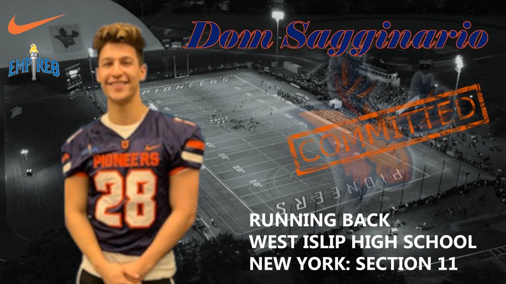 Utica_Football's tweet image. Dom Sagginario-RB
West Islip High School 
#UticaGuy #FearTheMoose