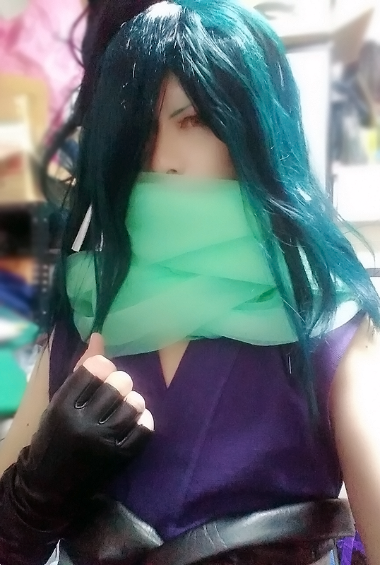 コス写真注意】GWは家に籠ってコス衣装を何着か制作中です。こちらは