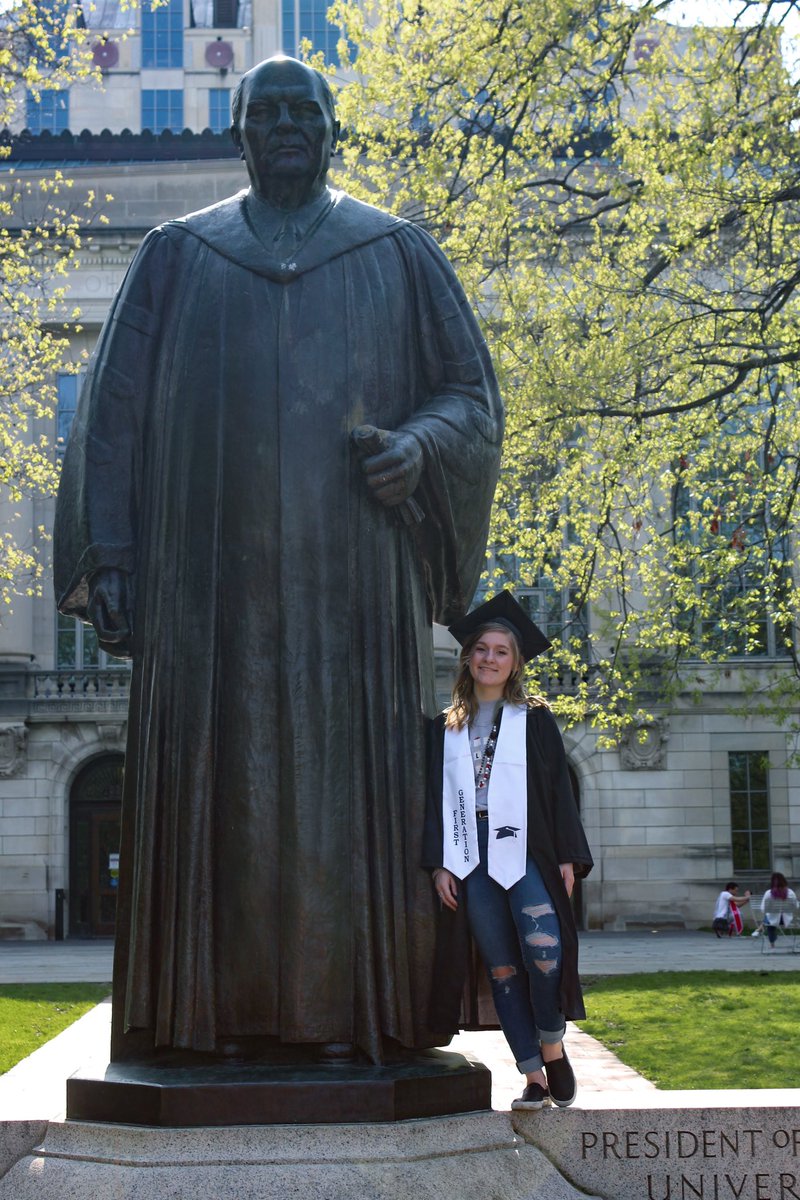 nicolezpowers's tweet photo. Today is the day all of my dreams came true. Proud to be a first gen Buckeye. Thank you, @OhioState ! #BuckeyeForLife #BlockieForLife https://t.co/tZTwQZPdXR