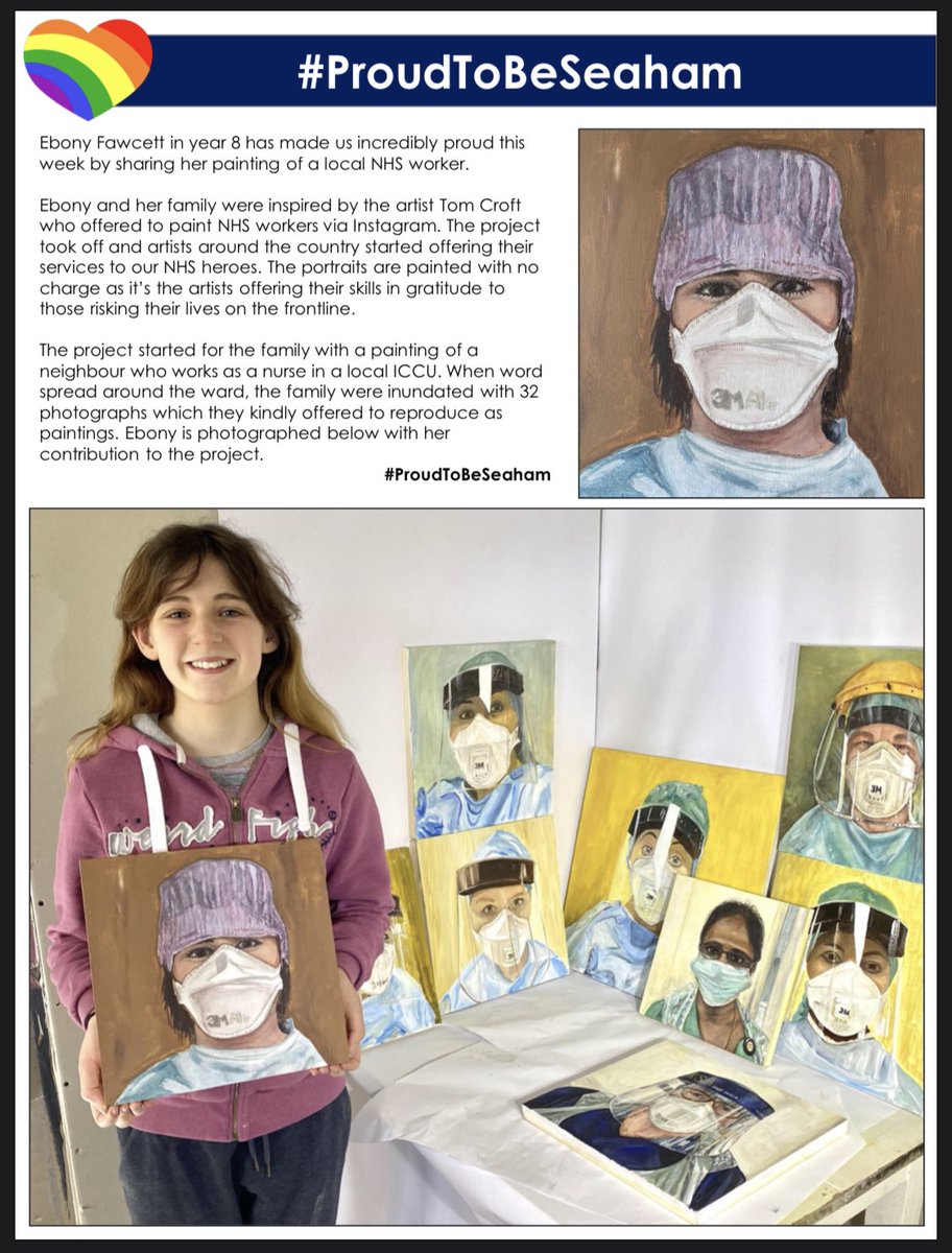 Amazing work by Ebony! Well done! #proudtobeseaham