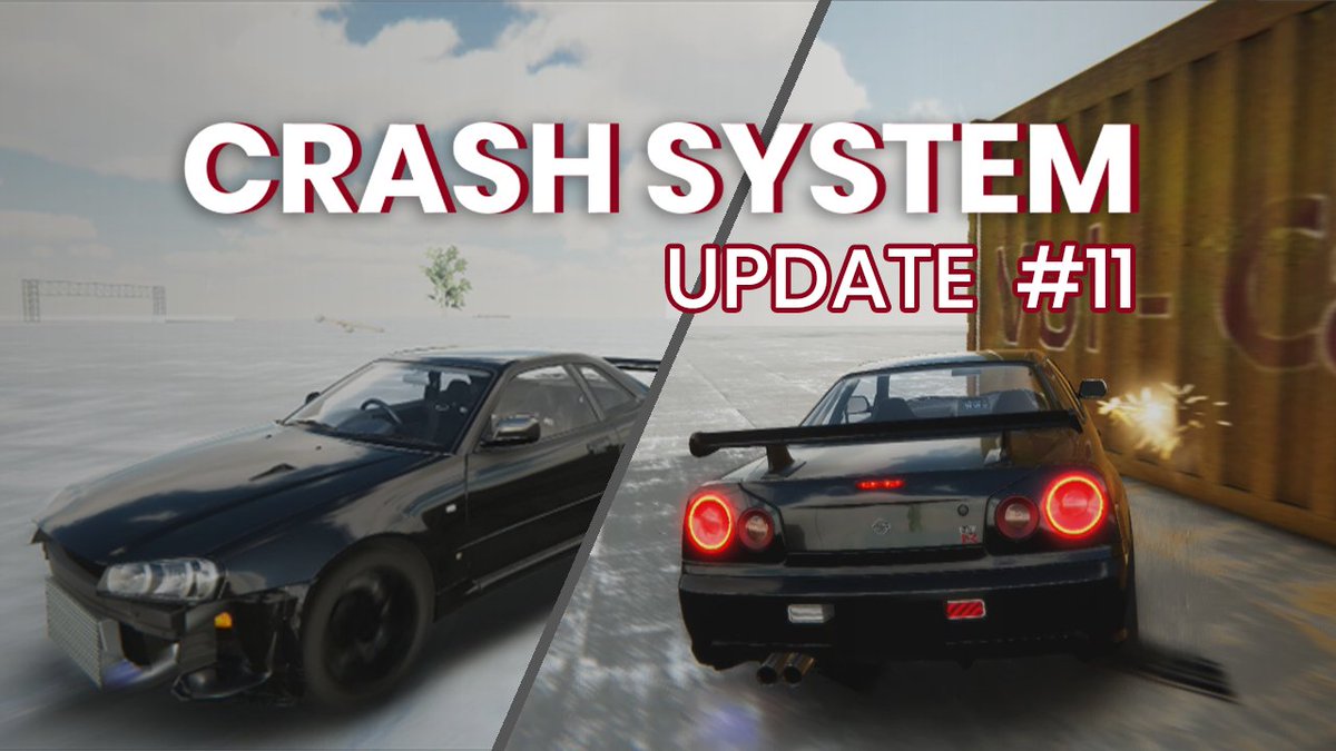 BullsFurious's tweet photo. You can see my last Update #11
           [ CRASH SYSTEM ]              

👇 👇👇👇👇👇👇👇👇👇👇

https://t.co/vd4sLmoR50

#jeuxvideos #videogames #unity3d #car #Crash #development #YouTube #gamedev https://t.co/TZuVTzQMp8