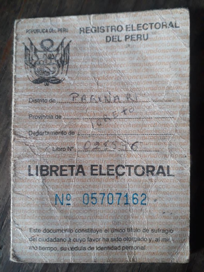 JhanPezo1's tweet photo. @BancodelaNacion @Rafael93670920 @MidisPeru @pcmperu @presidenciaperu @Agencia_Andina @RadioNacionalFM @MidisQaliWarma @MIDIS_CunaMas @MIDIS_SISFOH @Midis_CONTIGO Señores del banco esta madre solo tiene la libreta electoral donde que lo sale bono como puede aser para que cobre respuesta por favor https://t.co/kZgnZnExs2