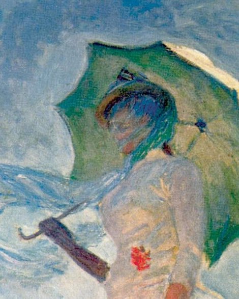 pjmasart's tweet photo. Park Jimin as "Woman with a Parasol" by Claude Monet, 1886 https://t.co/3LBNnksDeL
