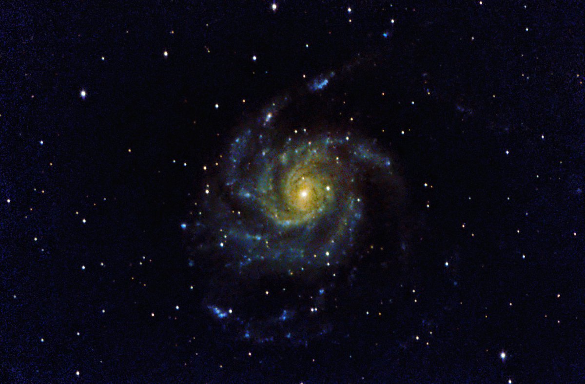 viumobile's tweet photo. #Astrophotography #Astronomy
#M101 #NGC5457 #PinwheelGalaxy
May 2nd, 2020 22:20 CST
Oakland, TX
SharpCap 3.1
DSS 4.1 / Gimp 2.10
@Ioptron #Photron250 #CEM60 unguided
#ZWO #ASI294MCP
Gain 300 - 136, 10s subs
22min 20s
Darks + Flat
© @viumobile , All rights reserved. https://t.co/nCgjTgbltO