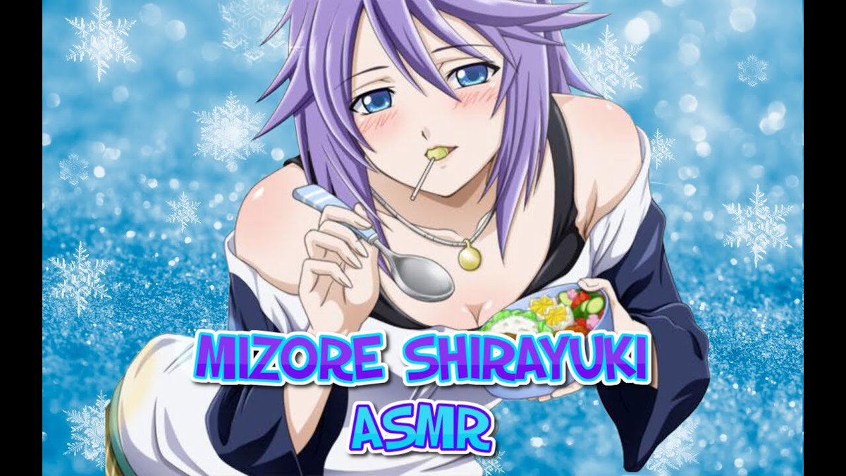 Thiccdroid's tweet photo. My new Mizore Shirayuki lollipop ASMR RP is here~! 😊💖❄️🍭 Here is a link to it: https://t.co/G1H7TCCTbC
#mizoreshirayuki #asmr #lollipop #lollipopasmr #foodasmr #kawaii #rosariovampire #snowwomen #love #youtube #rp #roleplay #purplehair #blueeyes #cleavage #schoolgirl #love https://t.co/5ZpdswcUaR