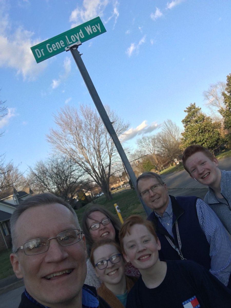 Dr. Loyd would like to thank the Northfield family for the honor that has been bestowed upon him. Dr. Gene Loyd Way is at the back of the building off of James Dr. #knighted #wherekidscomefirst