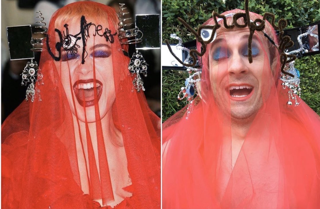 tomlenk's tweet image. Ladies in red are dancing with me
#MetGalaChallenge @voguemagazine #LenkLewkForLess