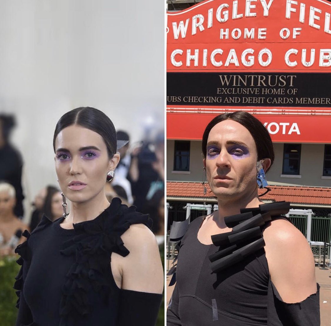 tomlenk's tweet image. These FASHUNS really knock it out of the park 
#MetGalaChallenge @voguemagazine #LenkLewkForLess