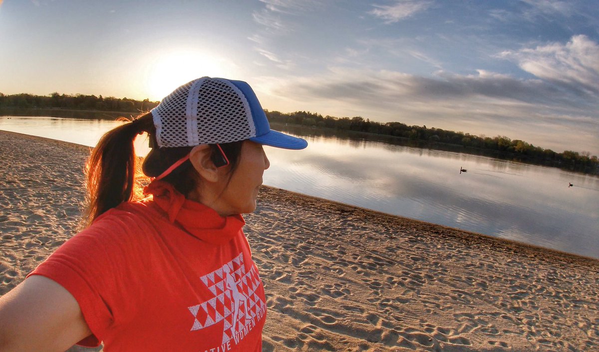 13.1 miles- Verna’s Half-Marathon 😊Happy Sunday. #running #uponeagleswings #earthathon #Navajo #runnermom #indigenousrunner