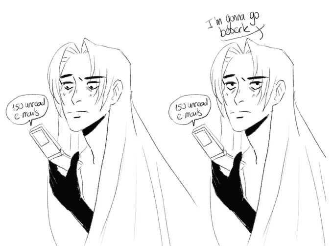 I think daily about that tweet about Sephiroth turning evil because he got e-mails. #FinalFantasyVII 