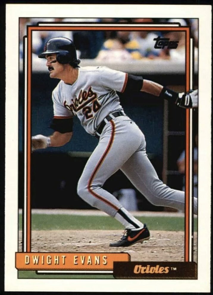 CardboardHistry's tweet photo. @JPPlunkett @RickCanale @Markhoyle4 ๐ Dewey in an #Orioles jersey is probably the weirdest looking (ie, most out of place) #RedSox player in โother uniformโ IMO. (#TheSplinter w/ #Rangers excepted since he was a Mgr. ๐) https://t.co/DHey6M7Ttj
