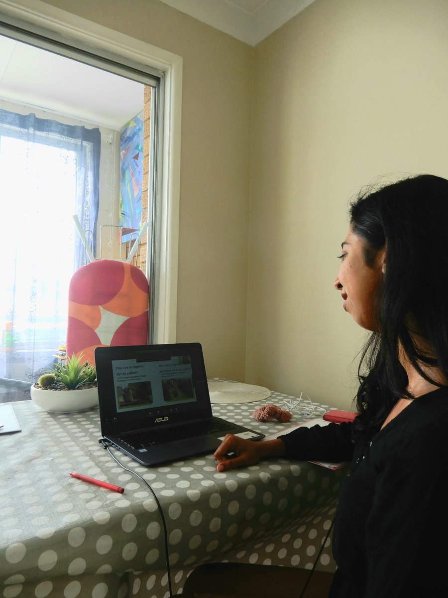 Janice_Vaz_'s tweet image. This is what Quarantine Academic  Conferences look like! I had my video presentation &amp;amp; Everyone creatively presented their research🐛 We networked even through these isolating times
#QuarantineDiaries 
@westsyduonline @grs_westernsydu #SoSCon #WesternSydneyU #SoScWSU #COVID19Aus