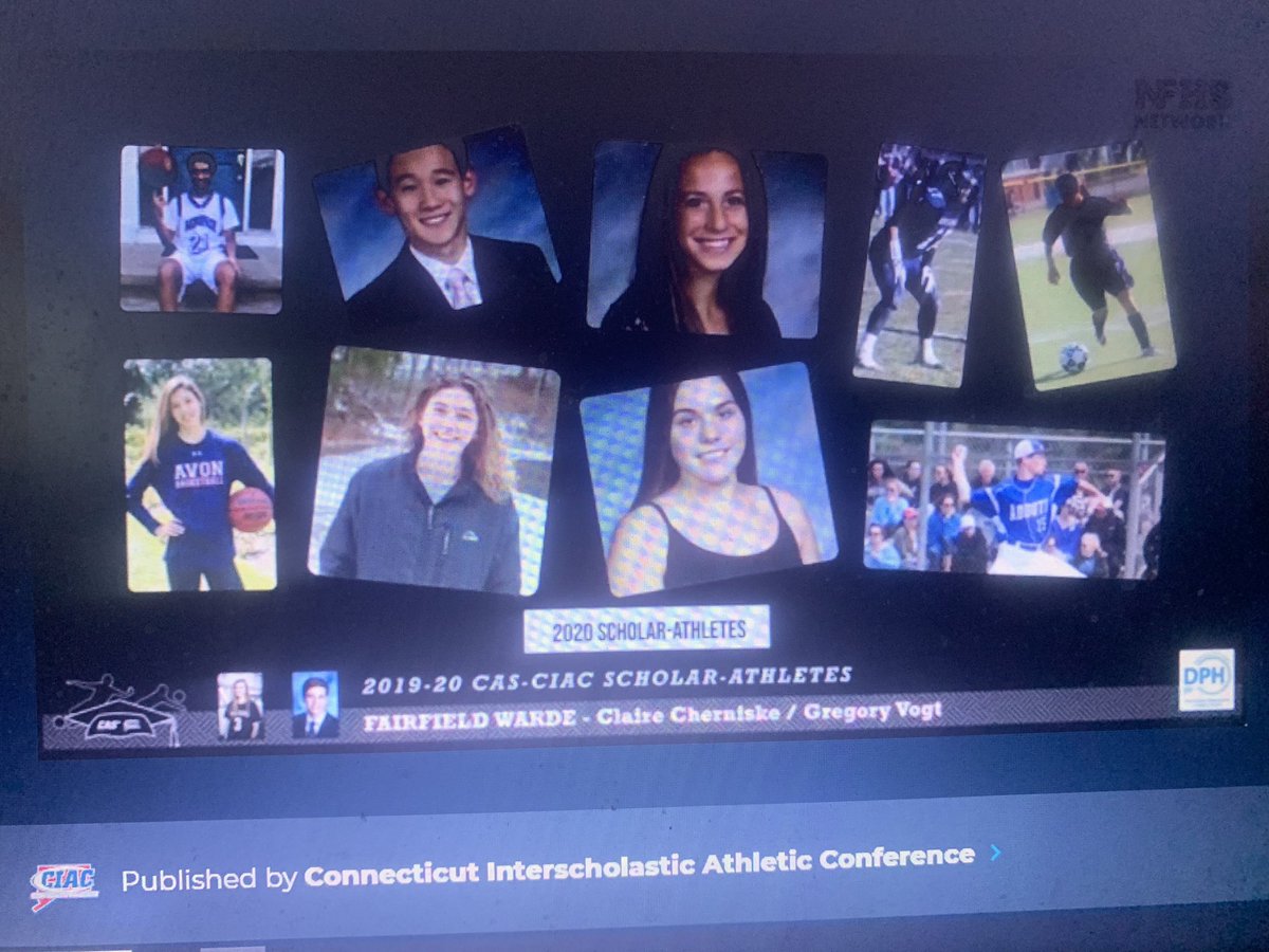 Congrats to Jamie, Hannah, Claire and Greg! #SchAth20 #fpsct <a href="/LudloweSports/">Ludlowe Athletics</a> <a href="/FwhsAD/">FWHS AD</a> @FWHSMustangs <a href="/FLHSFalcons/">Fairfield Ludlowe HS</a>